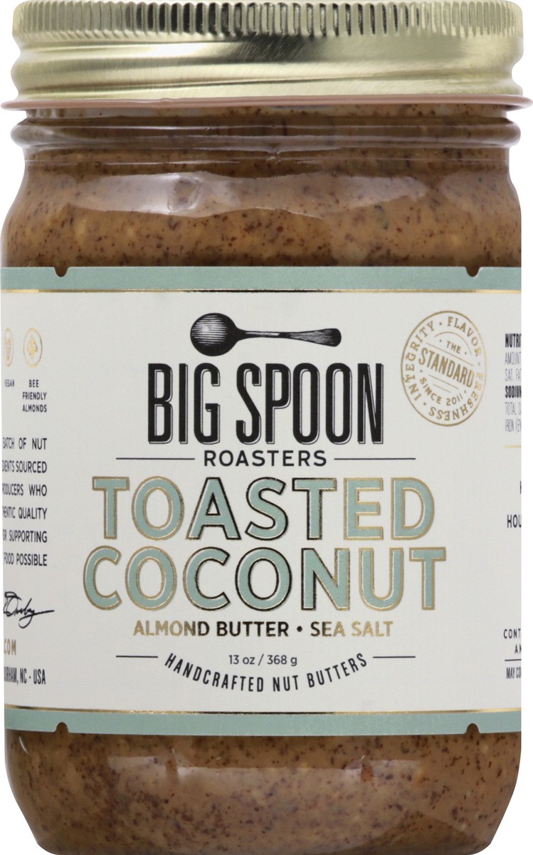 slide 8 of 13, Big Spoon Roasters Toasted Coconut Nut Butters 13 oz, 13 oz