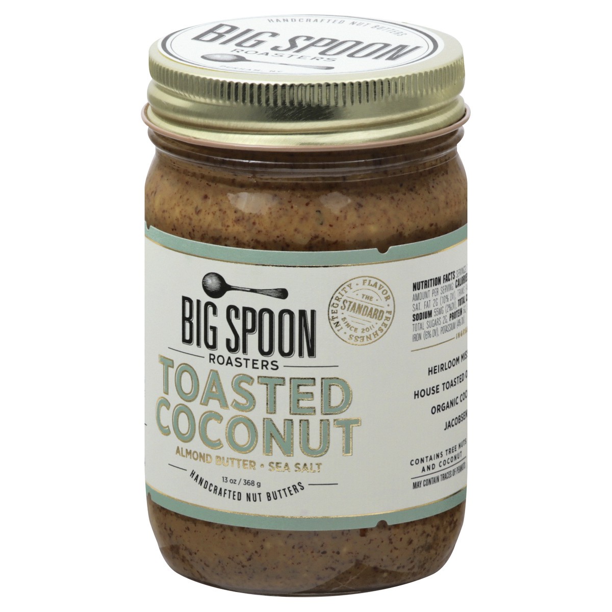 slide 9 of 13, Big Spoon Roasters Toasted Coconut Nut Butters 13 oz, 13 oz