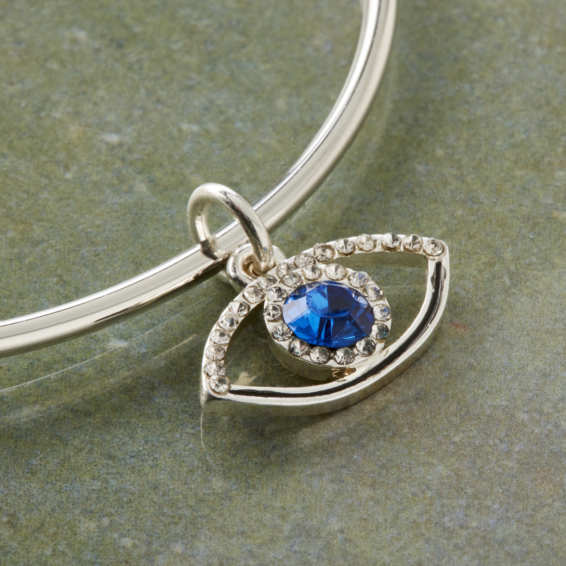 slide 4 of 4, Charmalong Silver Plated Eye Charm By Bead Landing, 0.59 in x 0.68 in x 0.2 in