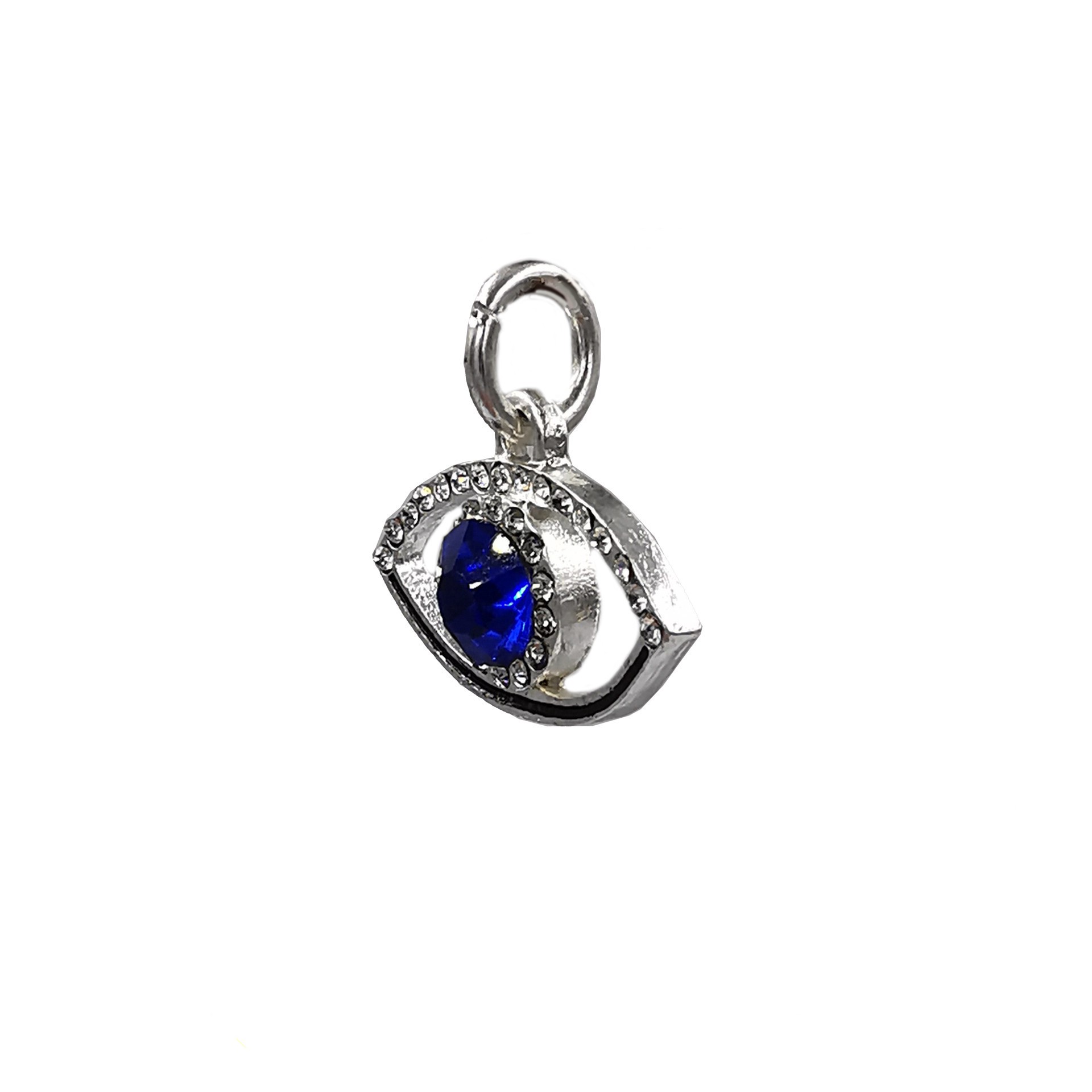 slide 3 of 4, Charmalong Silver Plated Eye Charm By Bead Landing, 0.59 in x 0.68 in x 0.2 in