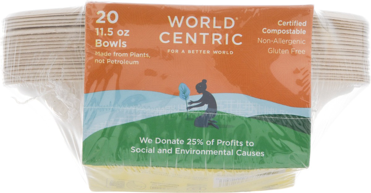 slide 1 of 12, World Centric 11.5 Ounce Bowls 20 Bowls 20 ea, 20 ct