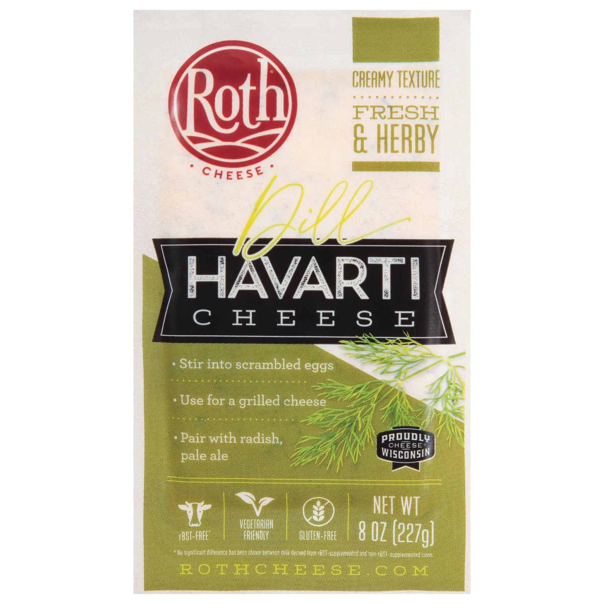 slide 1 of 11, Roth Dill Havarti Cheese, 8 oz