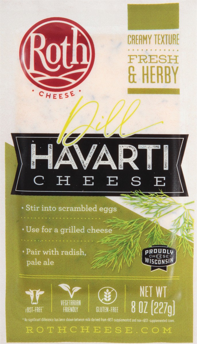 slide 11 of 11, Roth Dill Havarti Cheese, 8 oz