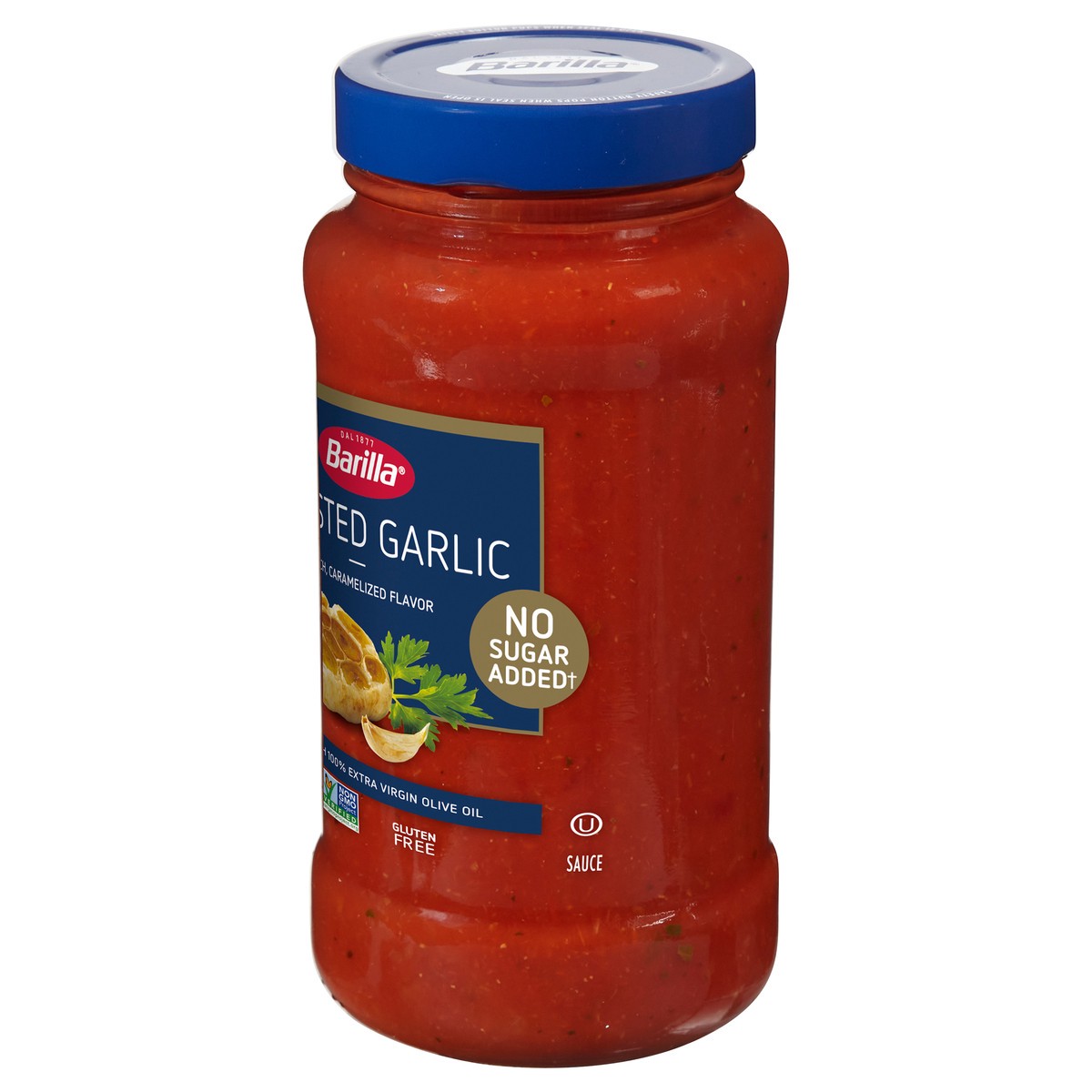 slide 3 of 9, Barilla Roasted Garlic Pasta Sauce, 24 oz
