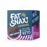 slide 1 of 1, Fat Snax Double Chocolate Chip Gluten Free Cookies, 6 ct; 0.7 oz