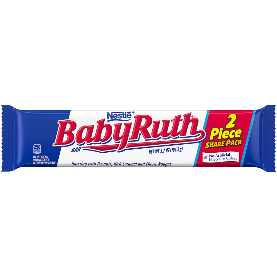 slide 1 of 6, Baby Ruth Bar, Share Pack, 2 ct