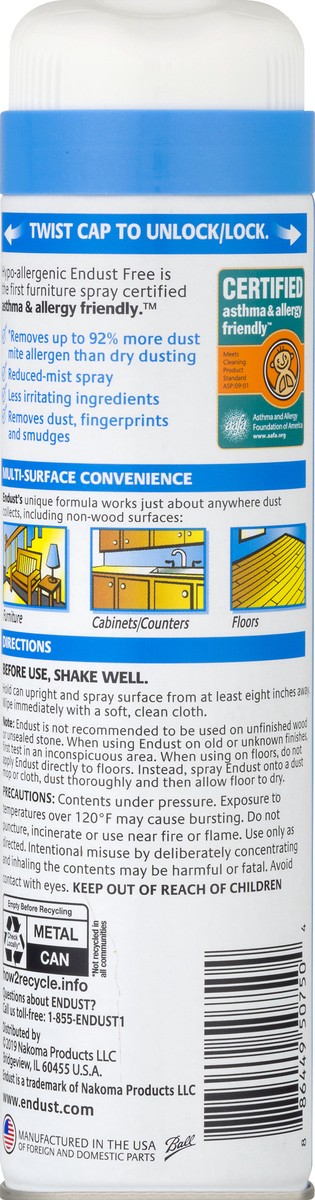 slide 4 of 9, Endust Multi-Surface Free Dusting Spray 10 oz, 10 oz