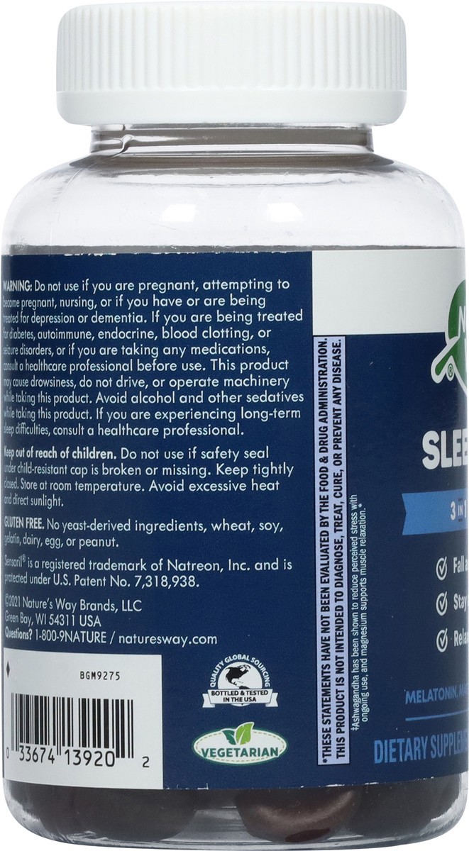 slide 4 of 9, Nature's Way Sleep Well Gummies, 60 cnt