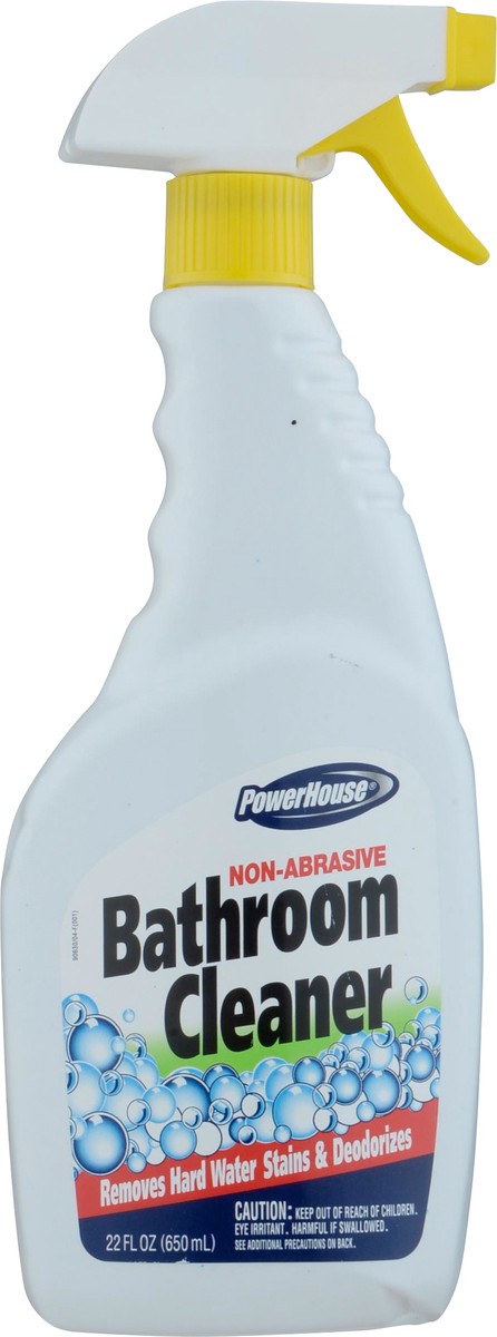 slide 7 of 12, PowerHouse Non-Abrasive Bathroom Cleaner 22 fl oz, 22 fl oz