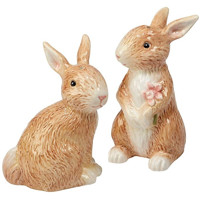 slide 1 of 1, Certified International Bunny Patch by Susan Winget Salt and Pepper Set, 1 ct