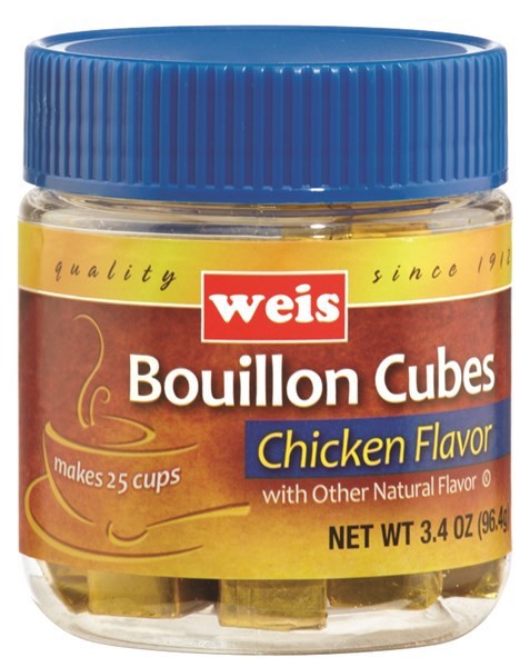 slide 1 of 1, Weis Quality Chicken Flavor Bouillon Cubes, 3.4 oz