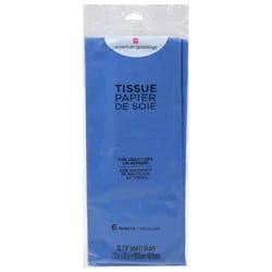 American Greetings Royal Blue Tissue Paper 6 Sheets