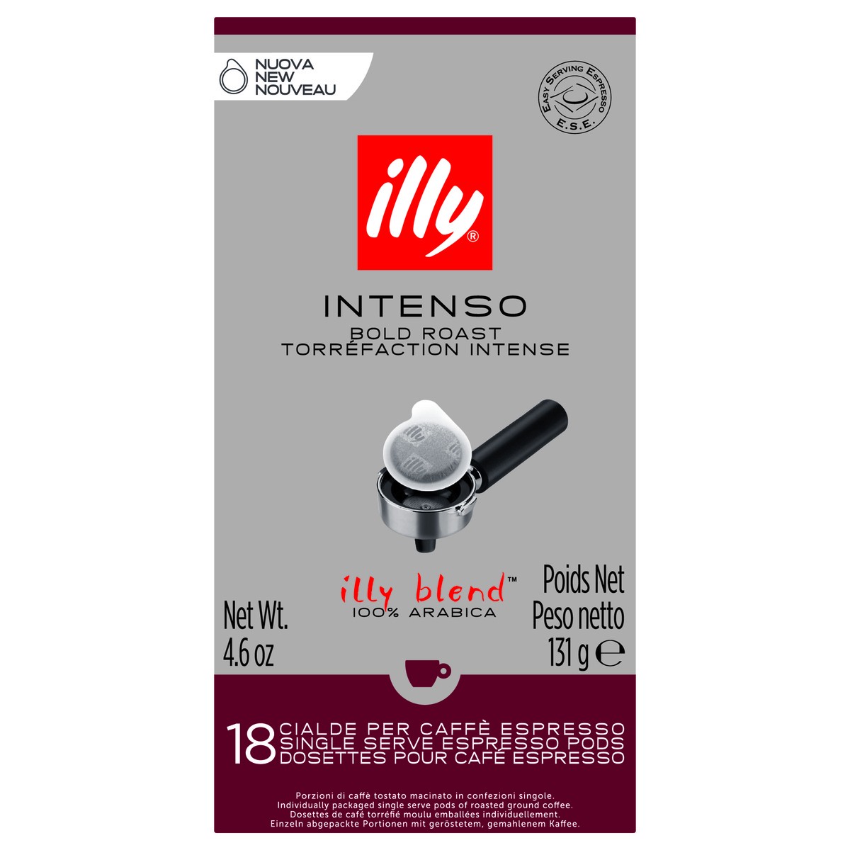 slide 4 of 9, illy Blend Single Serve Pods Bold Roast Intenso Coffee 18 ea, 18 ct