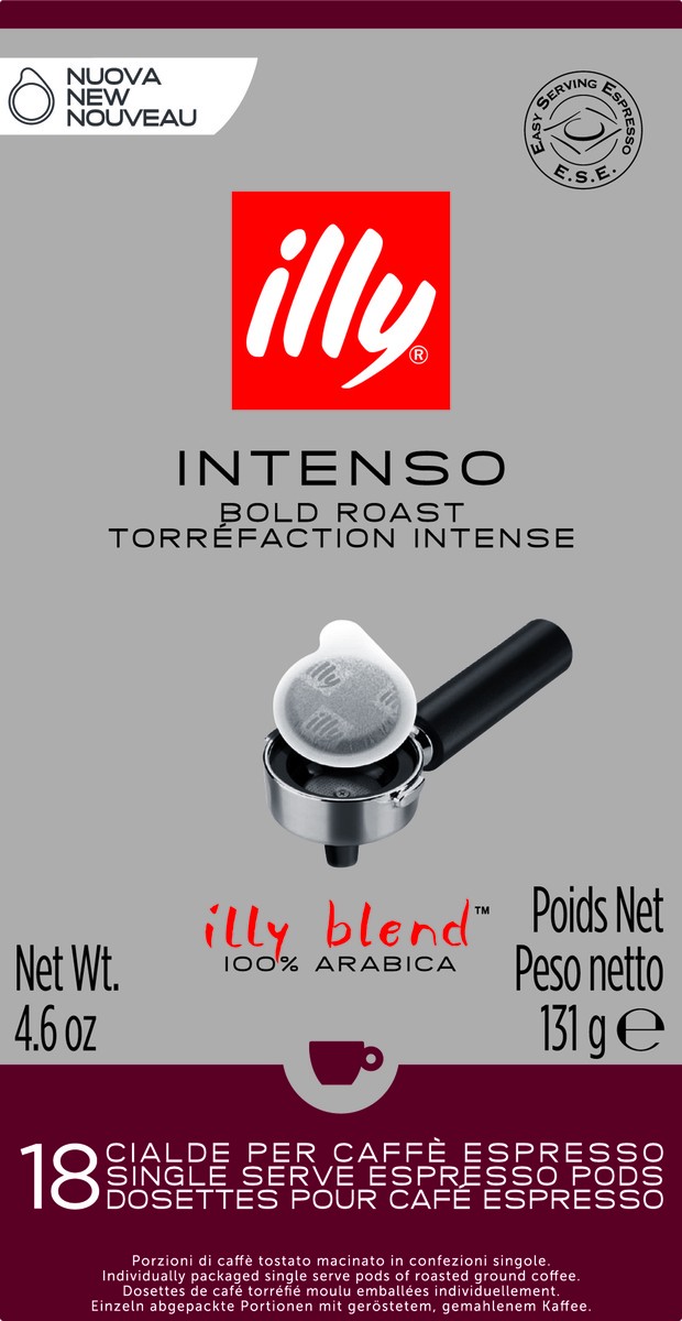 slide 9 of 9, illy Blend Single Serve Pods Bold Roast Intenso Coffee - 18 ct, 18 ct