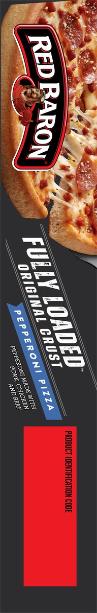 slide 7 of 9, Red Baron Fully Loaded Pepperoni Original Crust Frozen Pizza, 27.85 oz