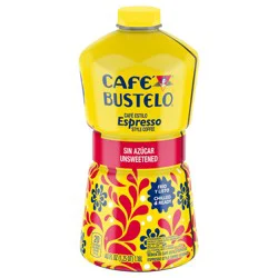 Café Bustelo Unsweetened Espresso-Style Iced Coffee, 40-Oz. Bottle