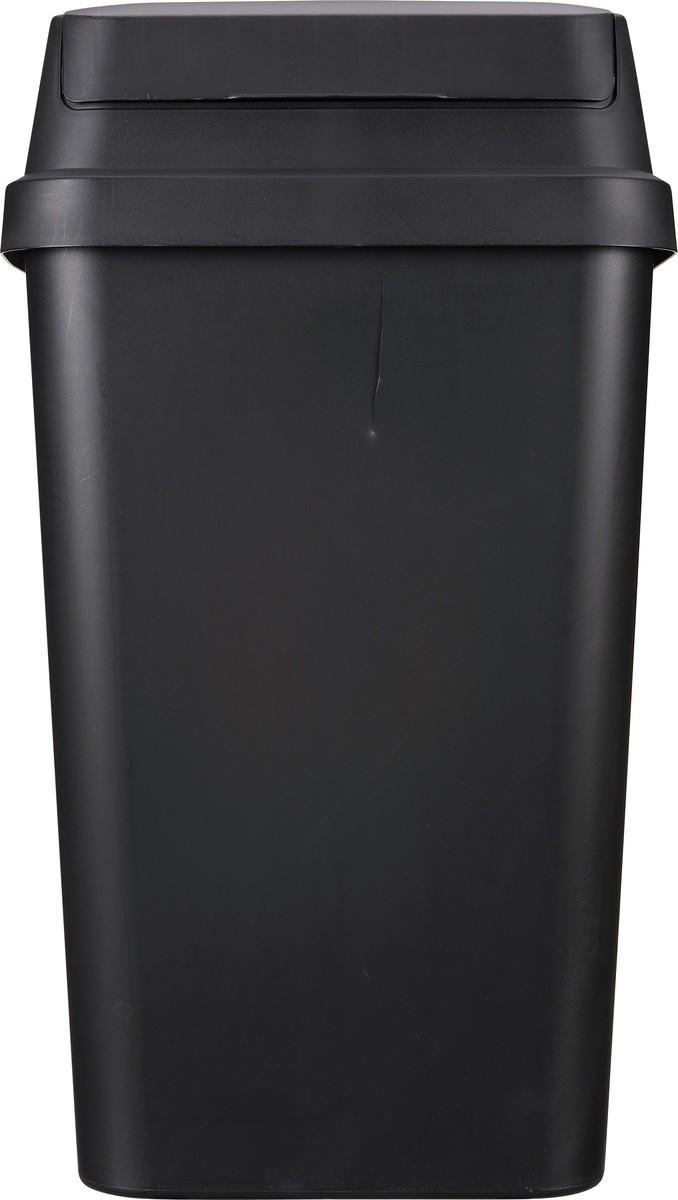 slide 9 of 11, Sterilite Swingtop Wastebasket, Black, 13 gal