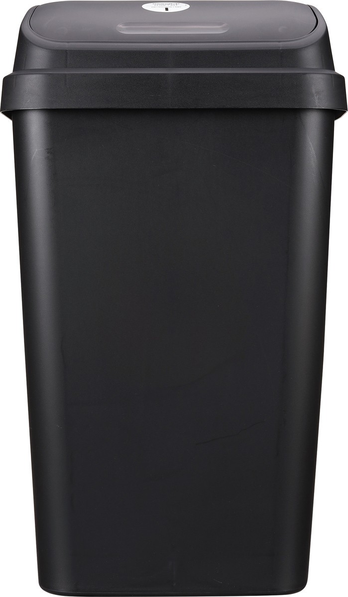 slide 2 of 11, Sterilite Swingtop Wastebasket, Black, 13 gal