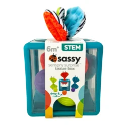 Sassy Sensory Surprise Tissue Box