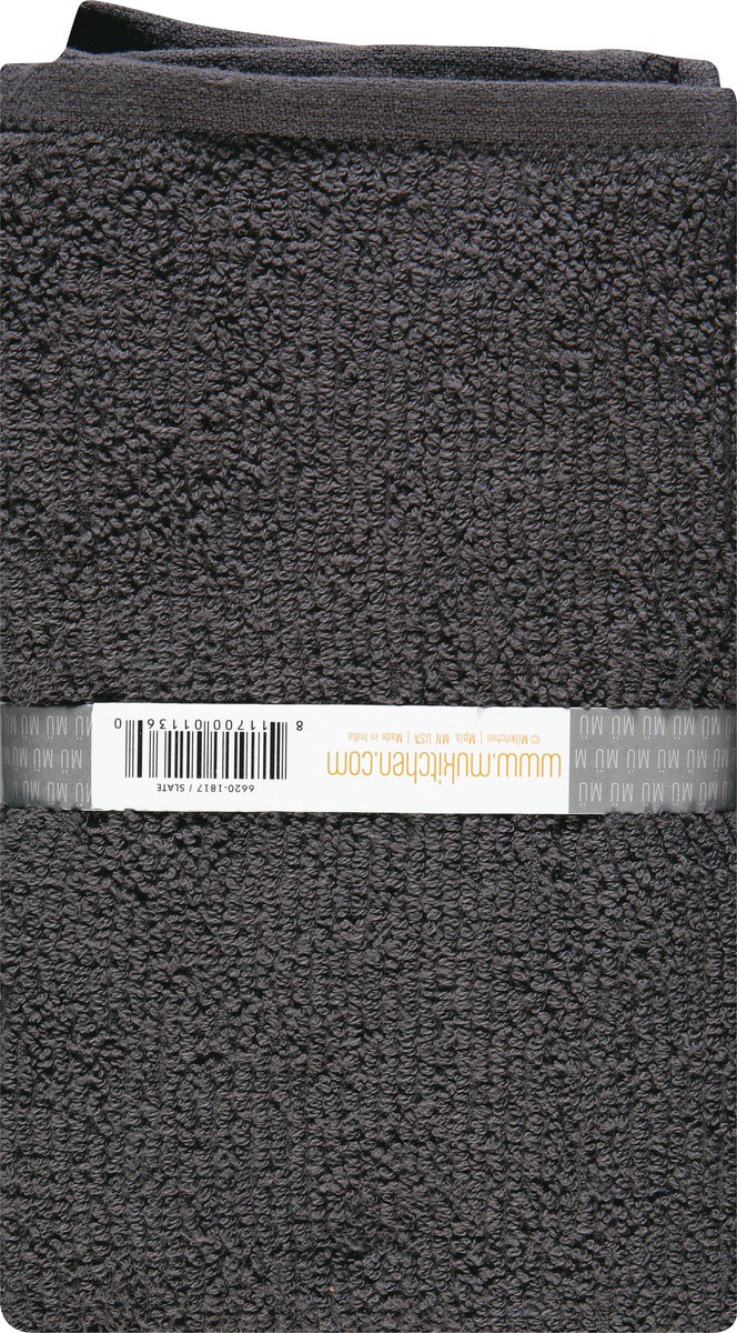 slide 4 of 9, MÜkitchen Bar Mop Slate Dishtowels 3 ea, 3 ct