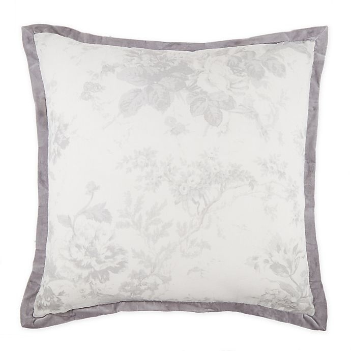 slide 1 of 1, Wamsutta Vintage Mercia Square Throw Pillow - Light Grey, 1 ct