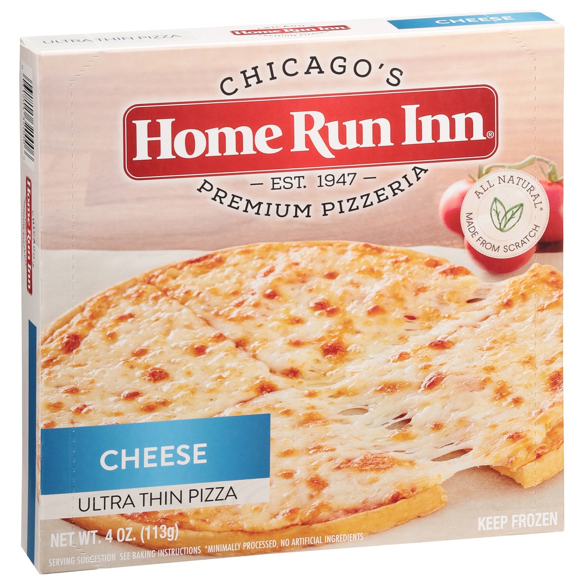 slide 2 of 9, Home Run Inn Ultra Thin Cheese Pizza 4 oz, 4 oz