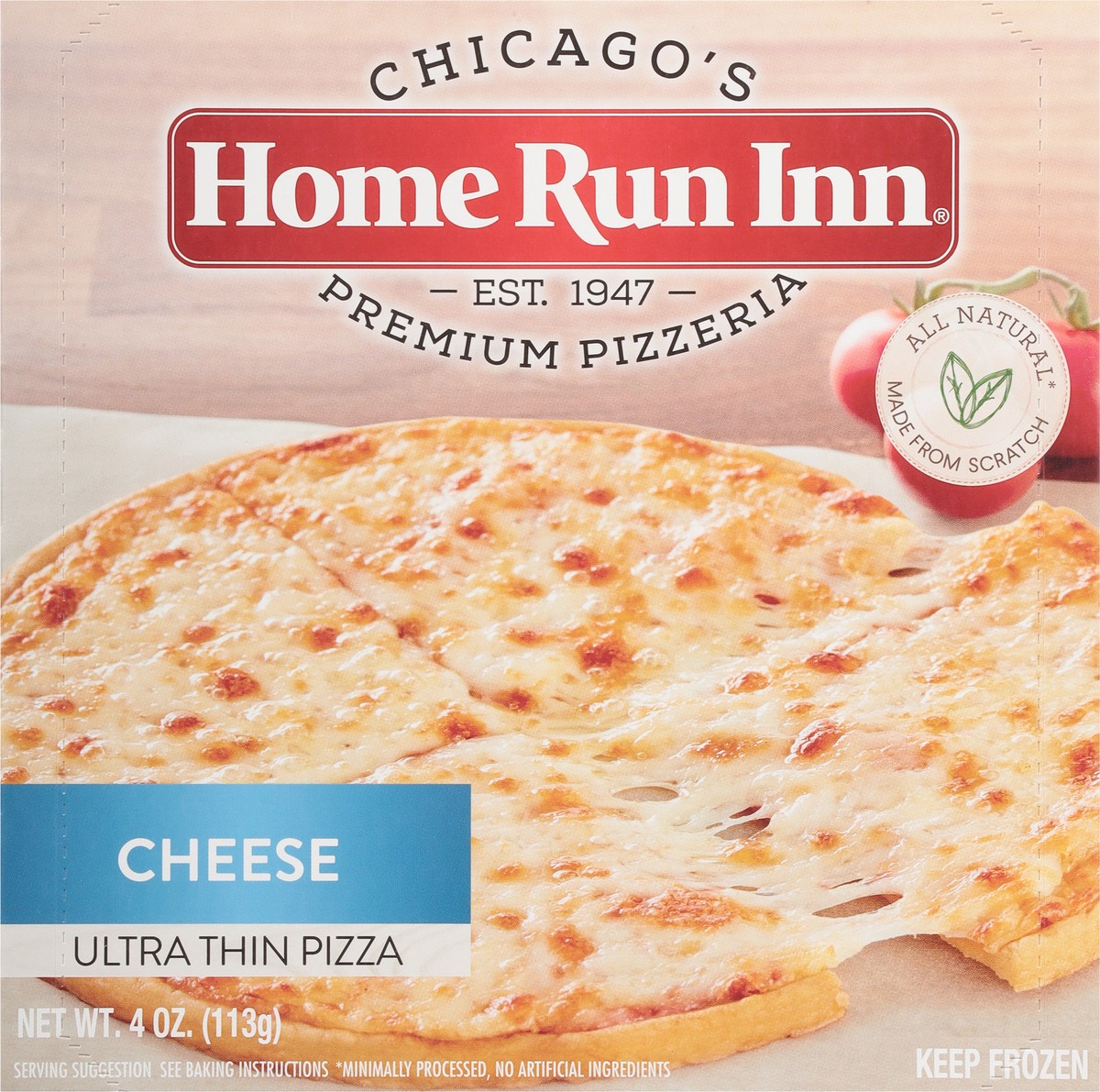 slide 6 of 9, Home Run Inn Ultra Thin Cheese Pizza 4 oz, 4 oz