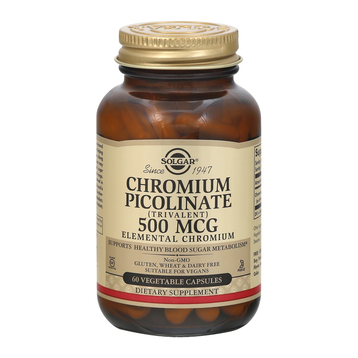 slide 1 of 1, Solgar Chromium Picolinate Capsules, 60 ct