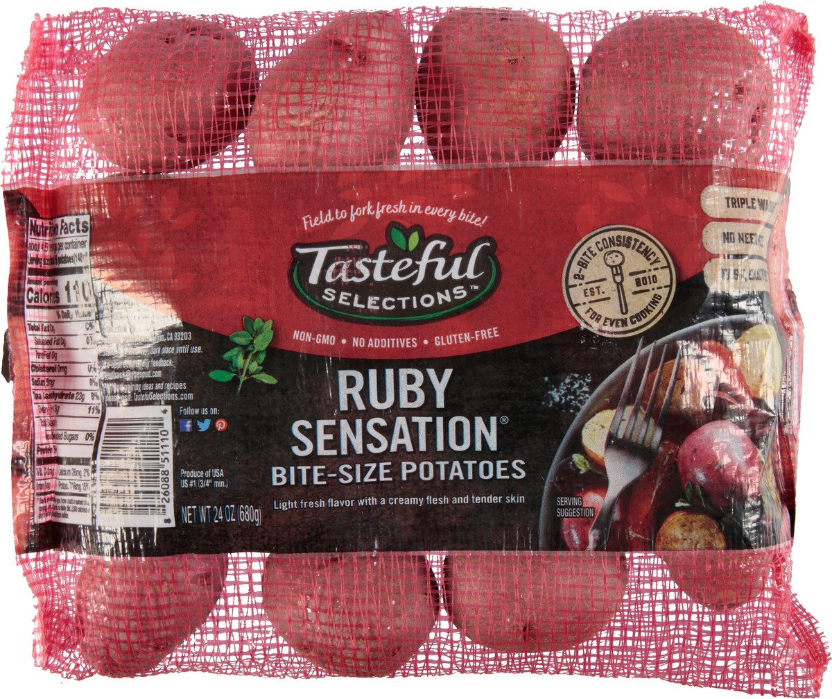 slide 5 of 12, Tasteful Selections Ruby Sensation Bite-Size Potatoes 24 oz, 24 oz