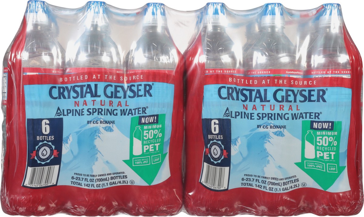 slide 6 of 9, Crystal Geyser Spring Water - 6 ct; 1.5 liter, 6 ct; 1.5 liter