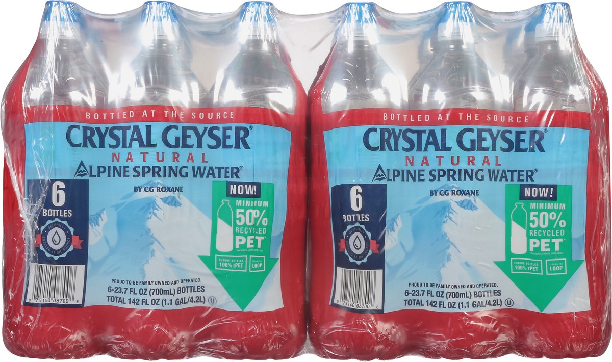 slide 3 of 9, Crystal Geyser Spring Water - 6 ct; 1.5 liter, 6 ct; 1.5 liter