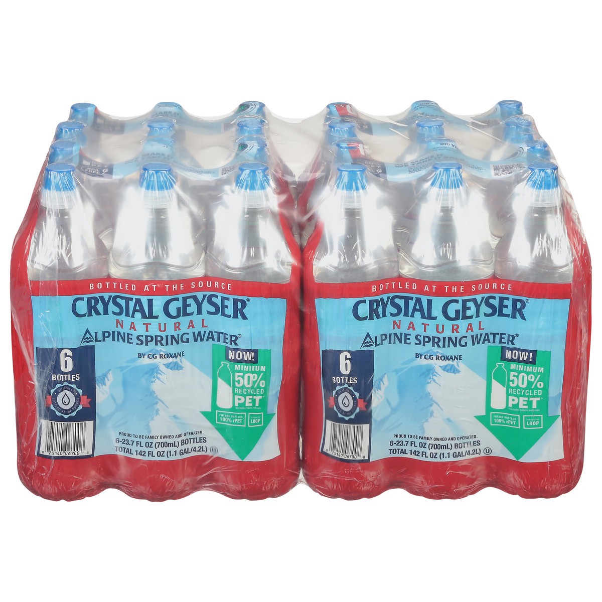 slide 1 of 9, Crystal Geyser Spring Water - 6 ct; 1.5 liter, 6 ct; 1.5 liter