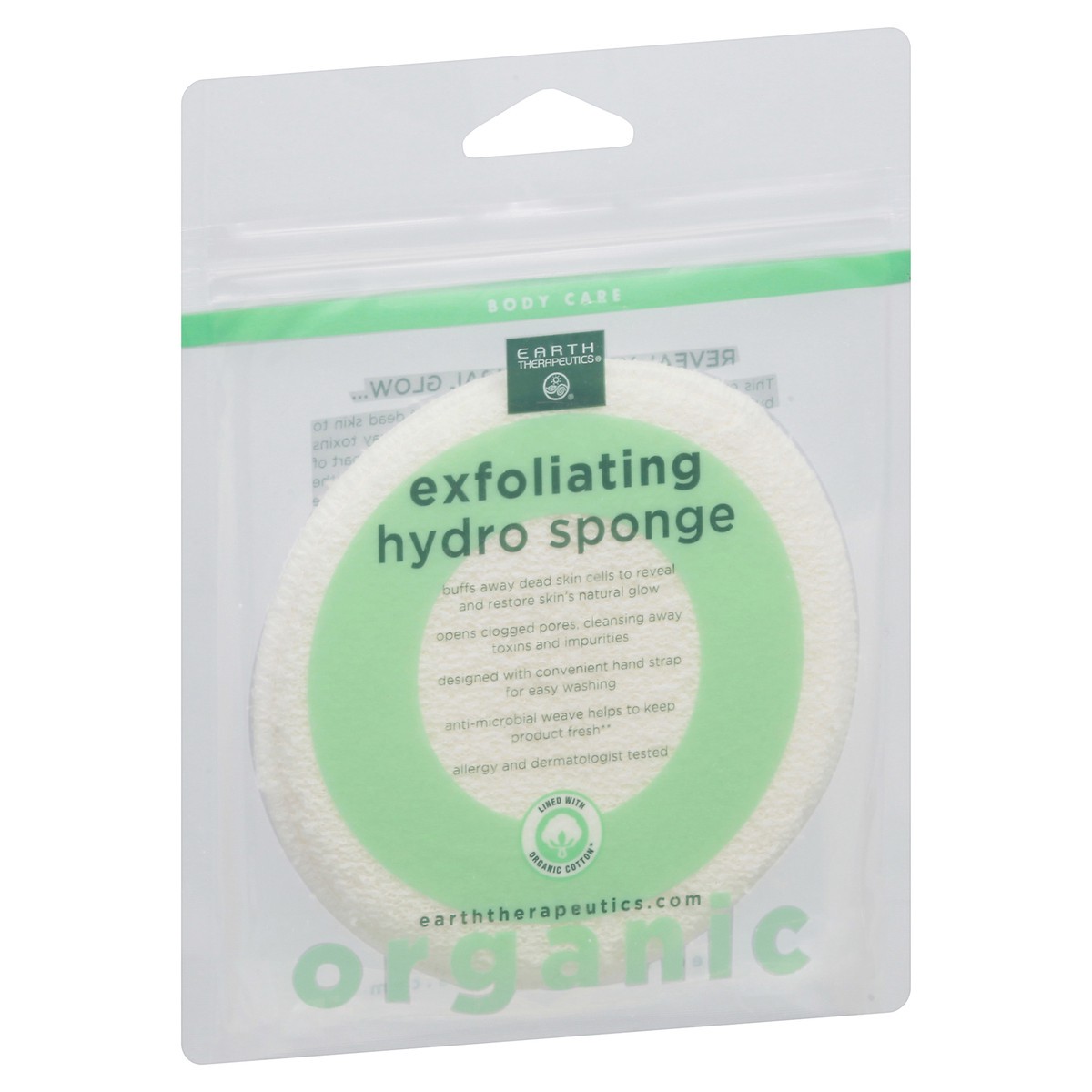 slide 8 of 11, Earth Therapeutics Exfoliating Hydro Round Sponge, 1 ct