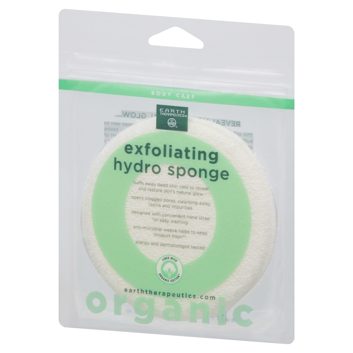 slide 6 of 11, Earth Therapeutics Exfoliating Hydro Round Sponge, 1 ct