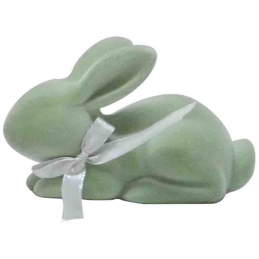 slide 3 of 4, Happy Go Fluffy Easter Flocked Bunny, 1 ct