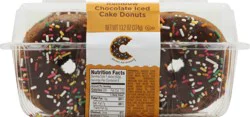 Clyde's 6 ct Chocolate Iced Cake Donuts