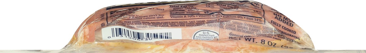 slide 5 of 12, Dietz & Watson Liverwurst Braunschweiger 8 oz, 8 oz