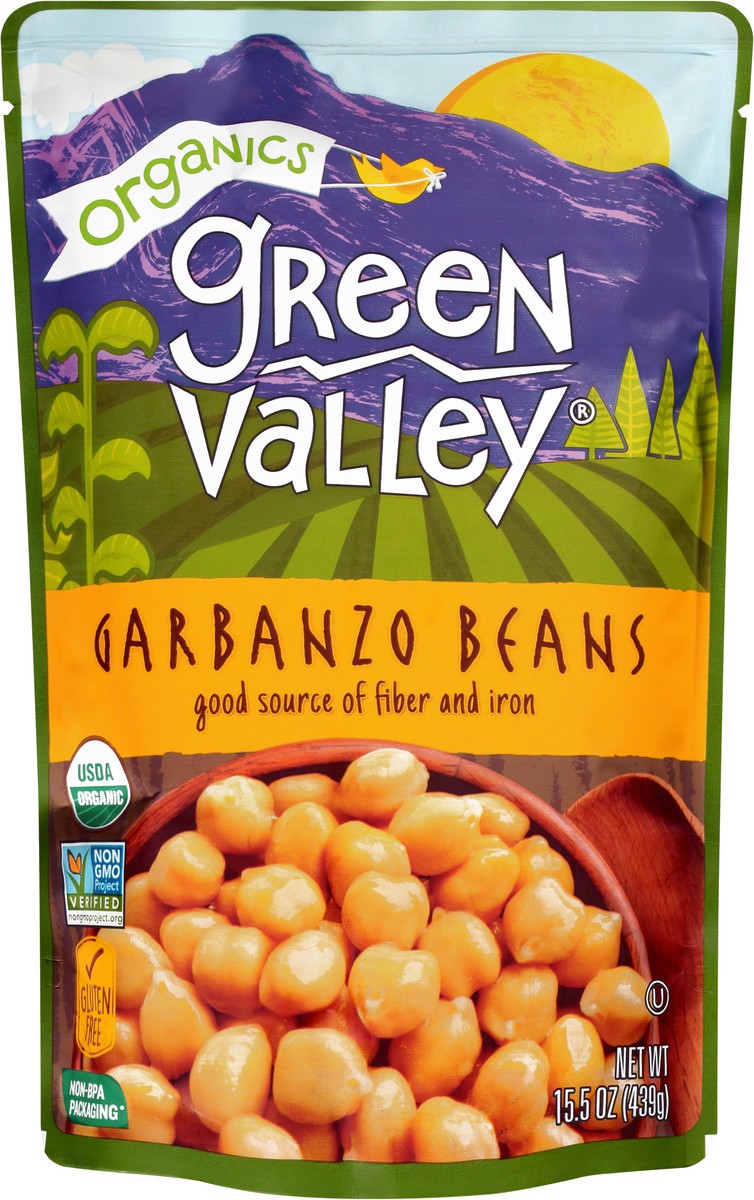 slide 2 of 6, Green Valley Organics Organics Garbanzo Beans 15.5 oz, 