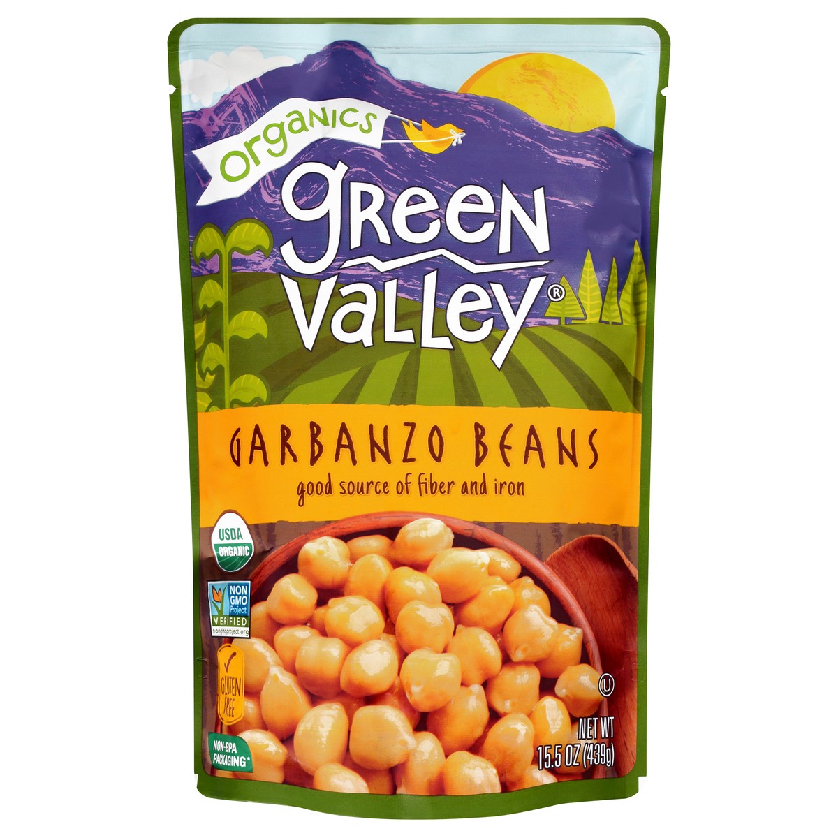 slide 3 of 6, Green Valley Organics Organics Garbanzo Beans 15.5 oz, 