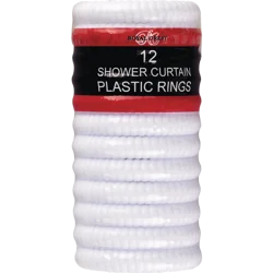 RC Cola Shower Curtin Hooks White