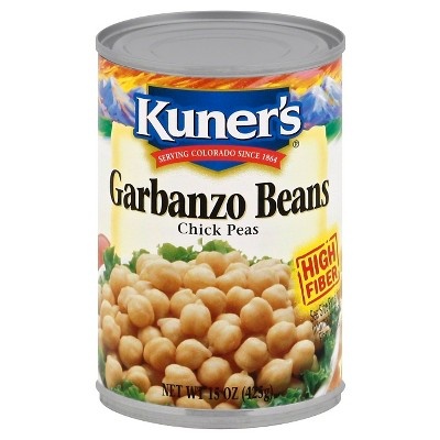 slide 1 of 1, Kuner's Garbanzo Beans, 15 oz