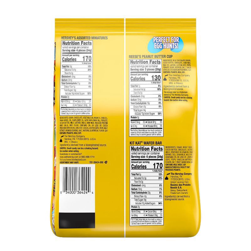 slide 6 of 6, Hershey's Assorted Chocolate Easter Candy Assorted Bag - 120ct/29.78oz, 1 ct
