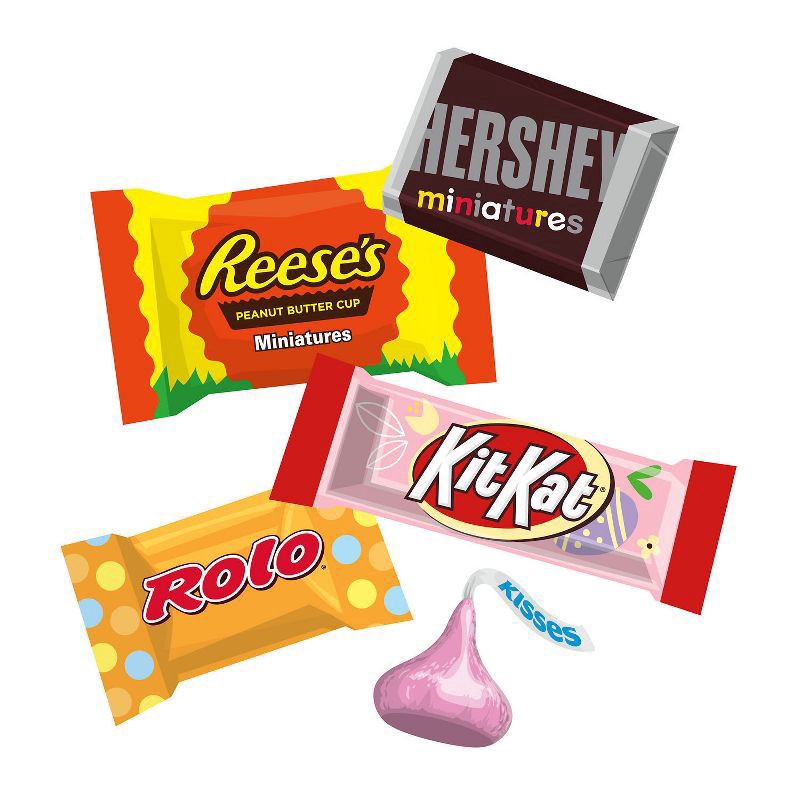 slide 5 of 6, Hershey's Assorted Chocolate Easter Candy Assorted Bag - 120ct/29.78oz, 1 ct