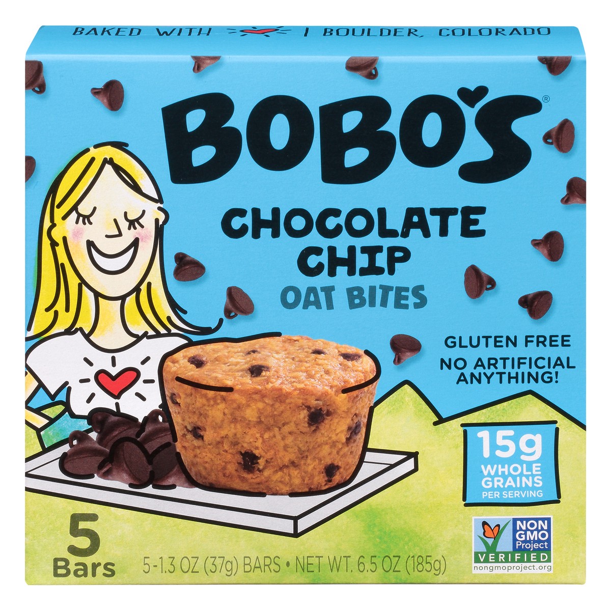 slide 1 of 10, Bobo's Chocolate Chip Oat Bites 5 - 1.3 oz Bites, 5 ct