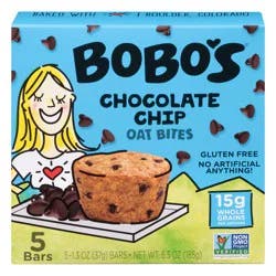 Bobo's Chocolate Chip Oat Bites 5 - 1.3 oz Bites