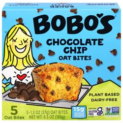 Bobo's Chocolate Chip Oat Bites 5 - 1.3 oz Oat Bites