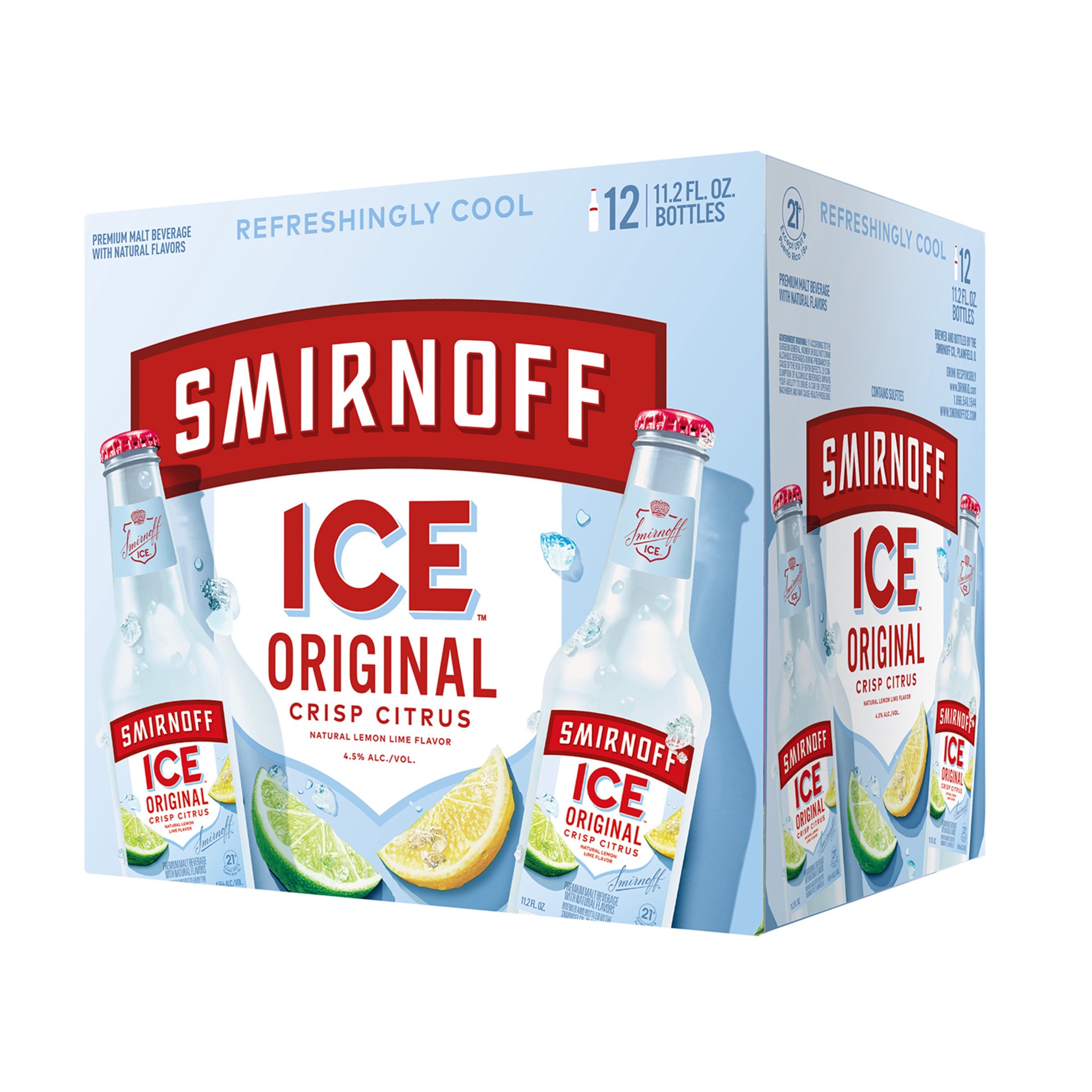 slide 2 of 10, Smirnoff Ice Original Malt Beverage 12 ea, 12 ct; 11 oz