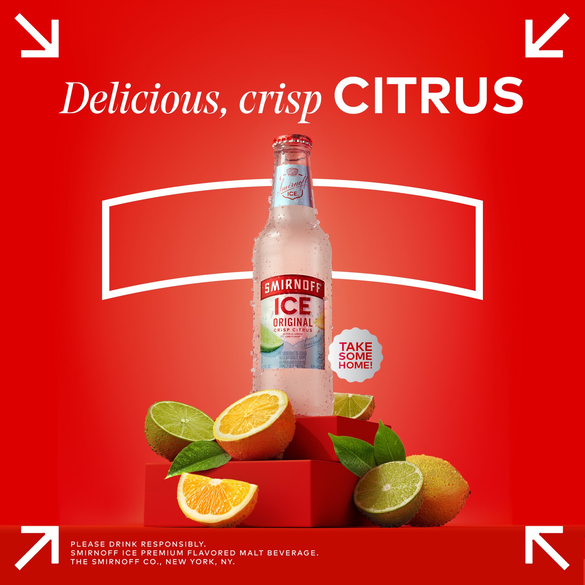 slide 10 of 10, Smirnoff Ice Original Malt Beverage 12 ea, 12 ct; 11 oz