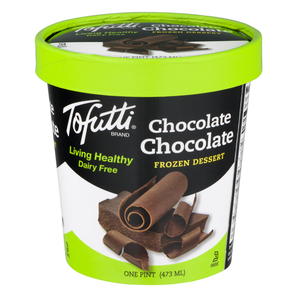 slide 1 of 2, Tofutti Frozen Dessert, Premium, Milk Free, Chocolate, 16 oz