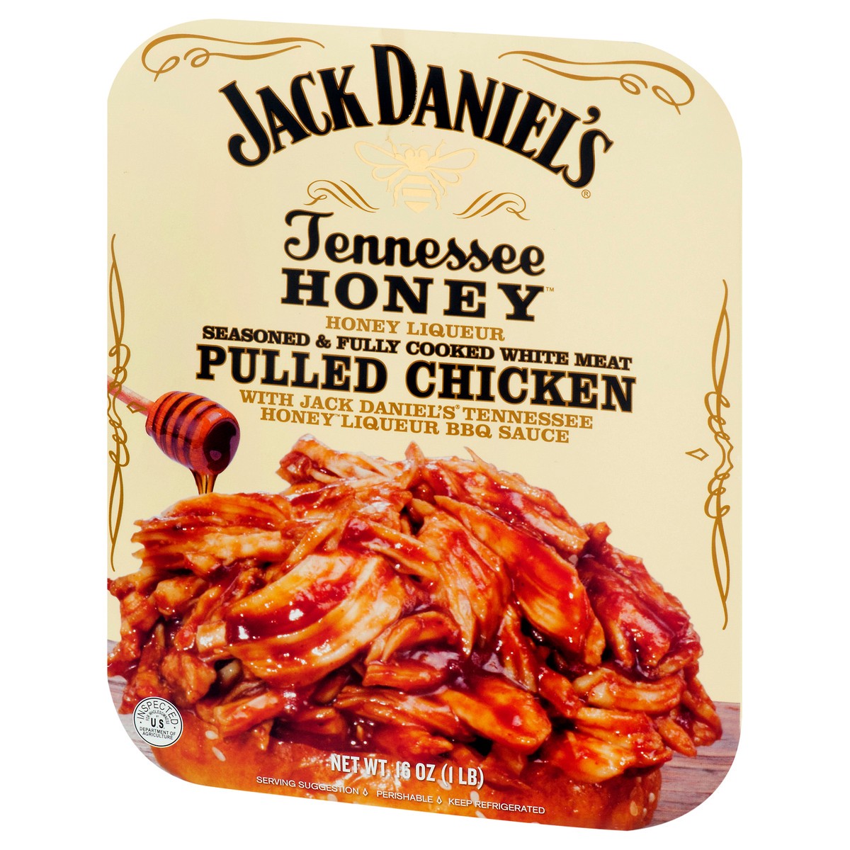 slide 5 of 11, Jack Daniel's Tennessee Honey Pulled Chicken, 16 oz